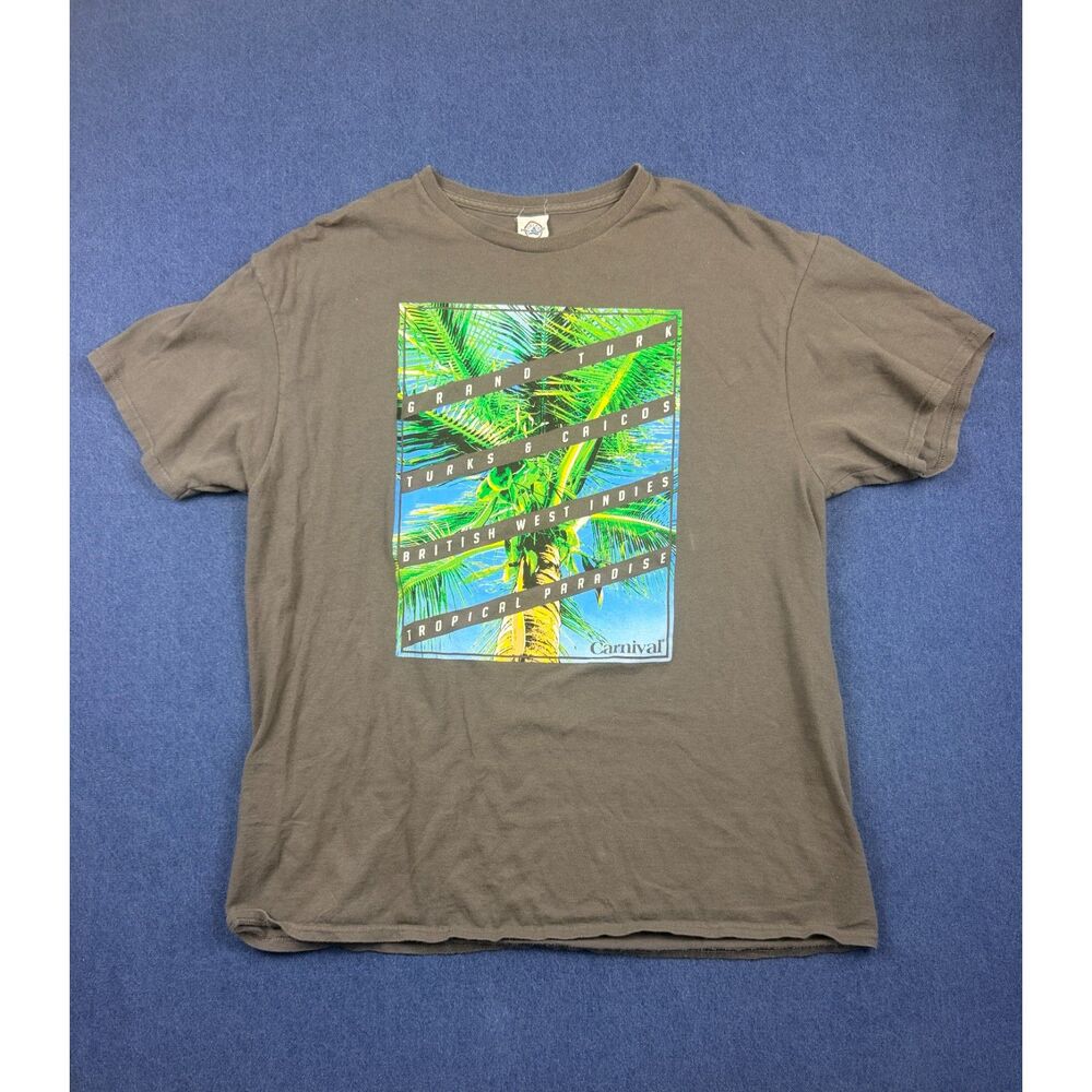 Carnival Grand Turk Turks & Caicos Tropical Graphic T Shirt Delta Pro Weight